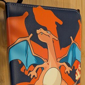 Charzard 4 Pocket Pokemon Binder with Zipper Closure